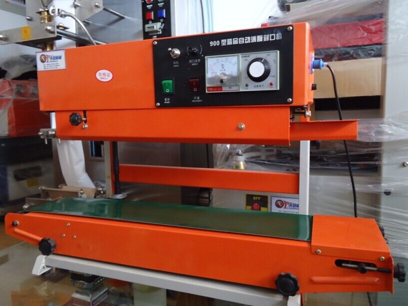 2025山東小型立臥兩用連續(xù)式塑料袋薄膜封口機/食品封口機第2張